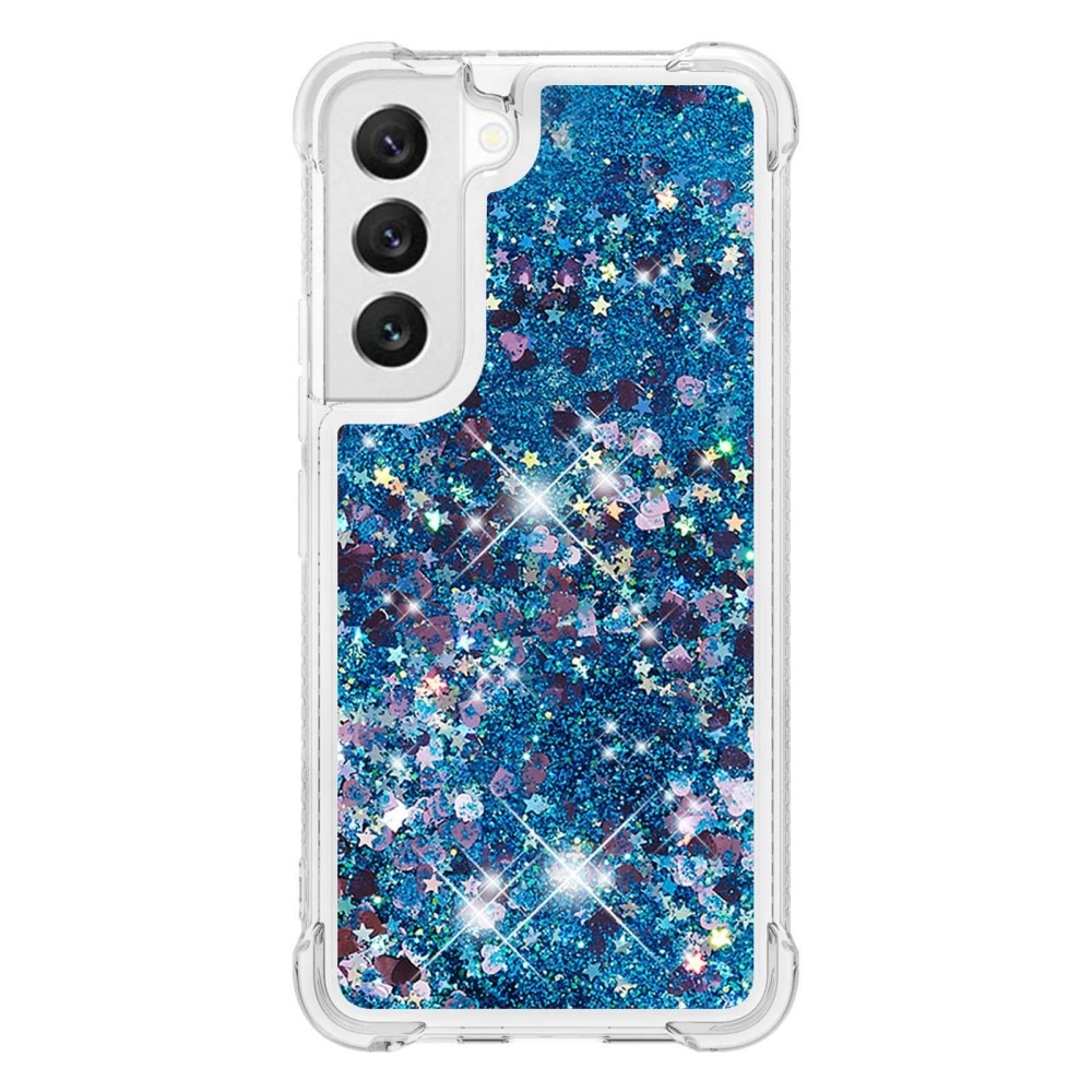 Samsung Galaxy S23 Glitter Powder TPU Cover Blue