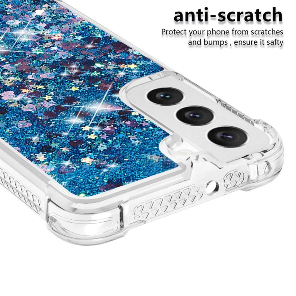 Samsung Galaxy S23 Glitter Powder TPU Cover Blue
