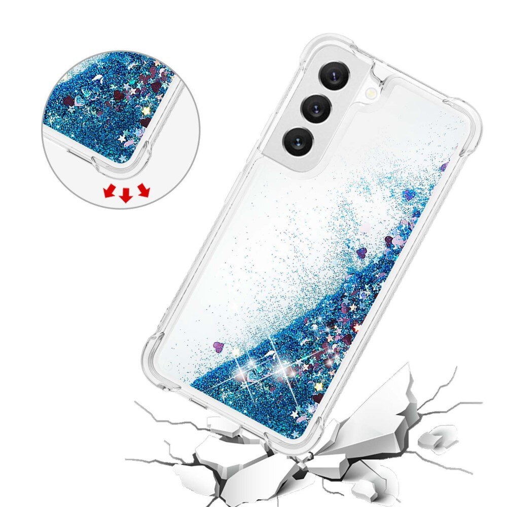 Samsung Galaxy S23 Glitter Powder TPU Cover Blue