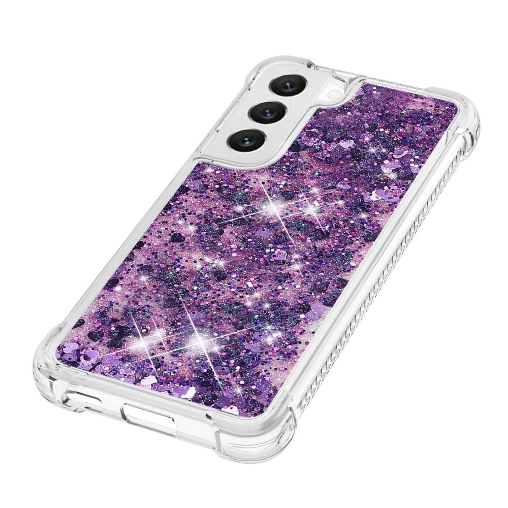 Samsung Galaxy S23 Glitter Powder TPU Cover Purple