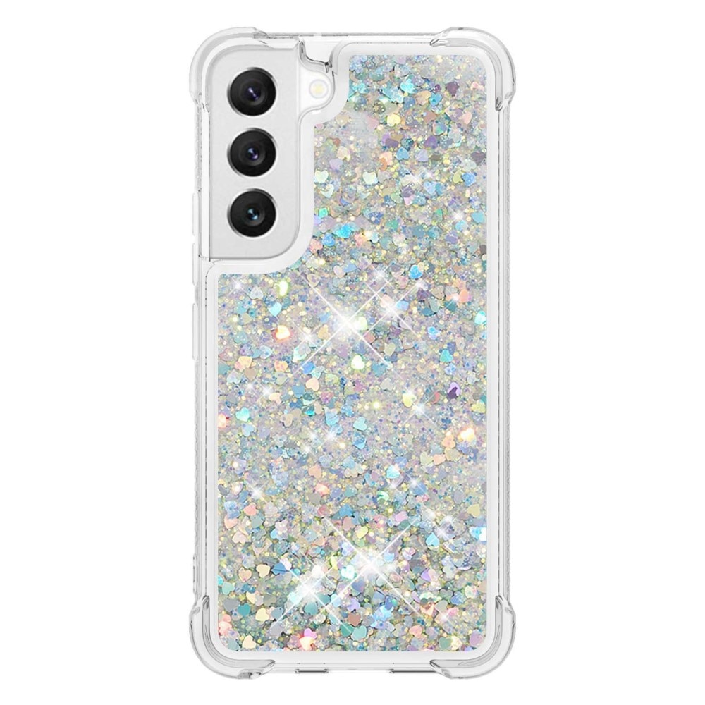 Samsung Galaxy S23 Glitter Powder TPU Cover Silver