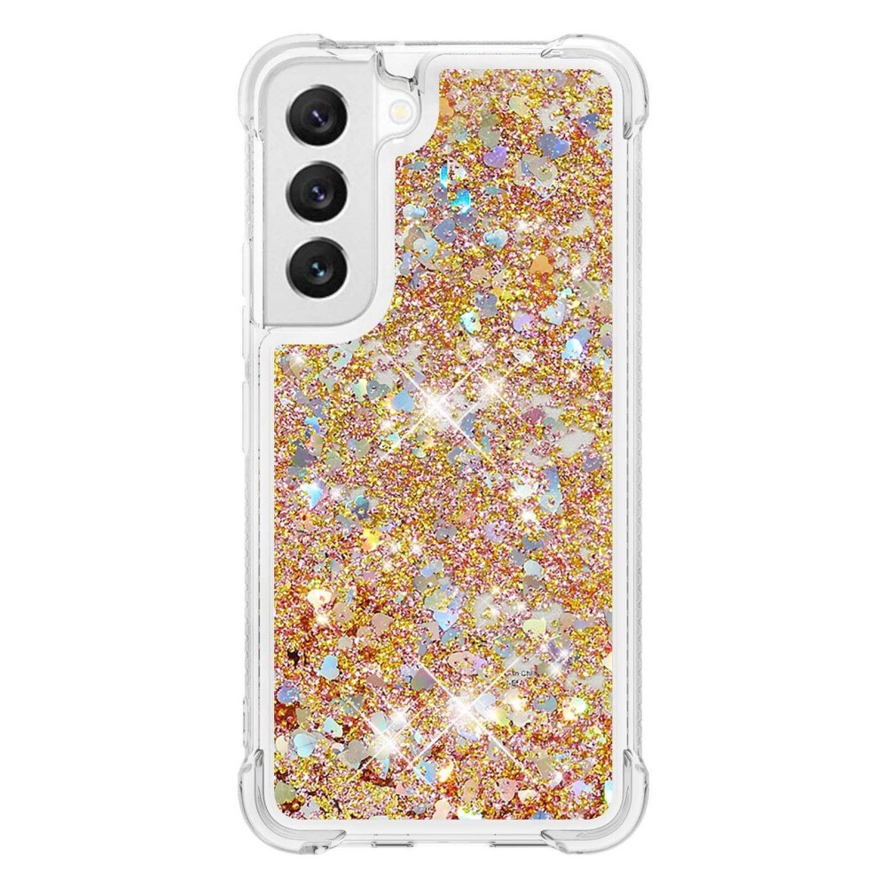 Samsung Galaxy S23 Glitter Powder TPU Cover Gold