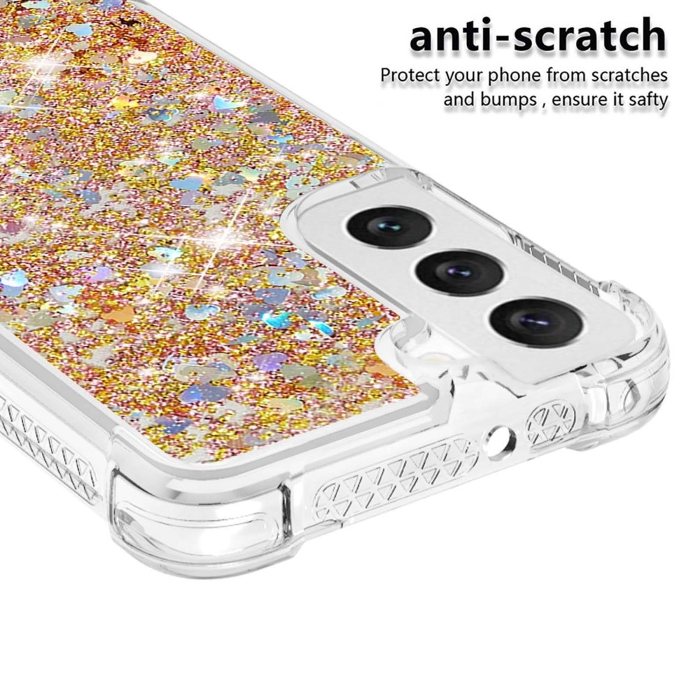 Samsung Galaxy S23 Glitter Powder TPU Cover Gold