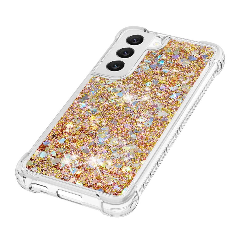 Samsung Galaxy S23 Glitter Powder TPU Cover Gold