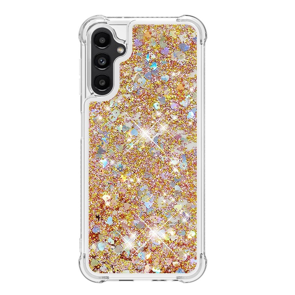 Samsung Galaxy A14 Glitter Powder TPU Cover Gold