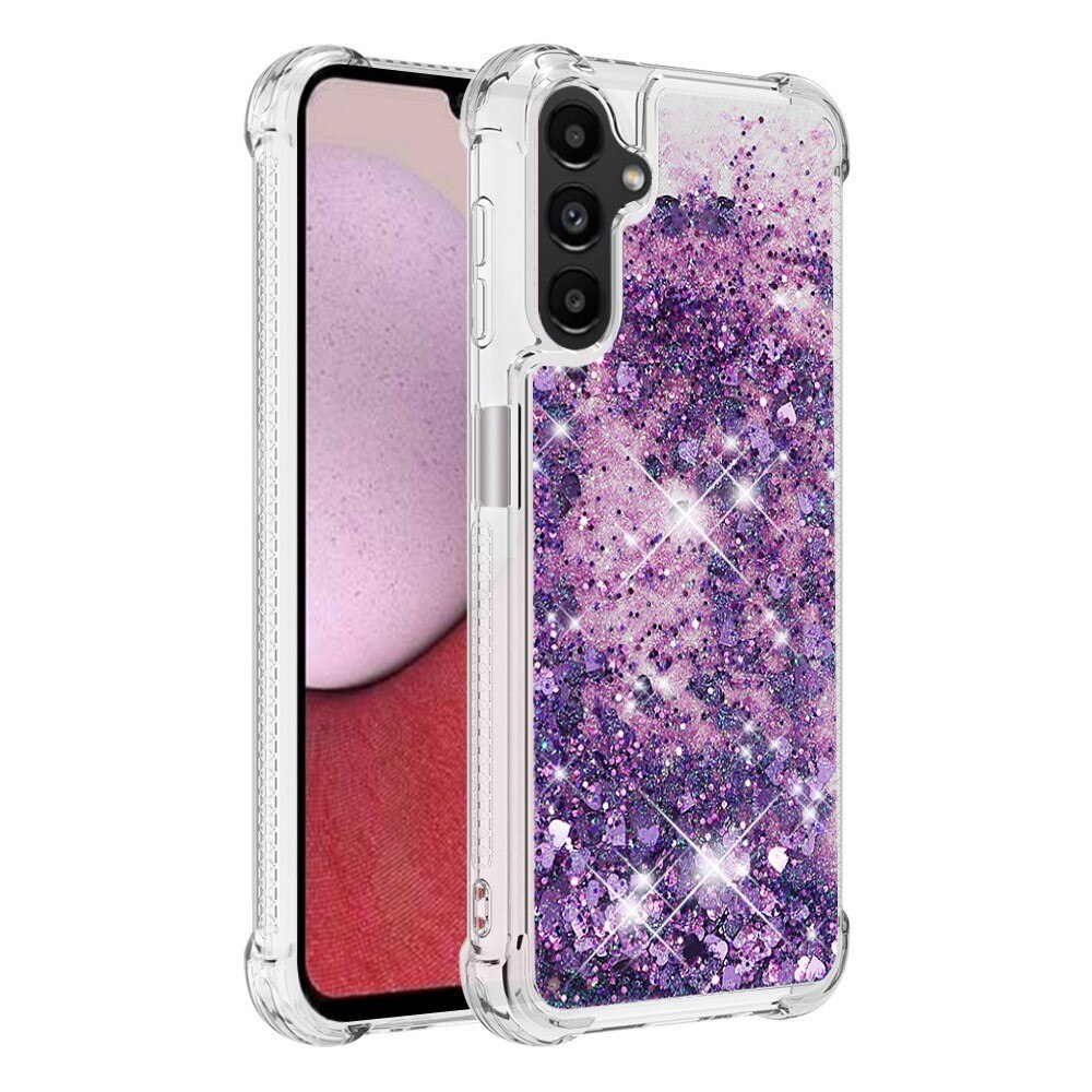 Samsung Galaxy A14 Glitter Powder TPU Cover Purple