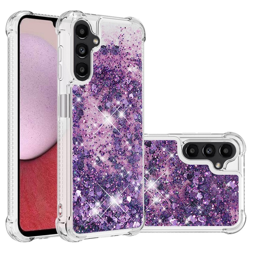 Samsung Galaxy A14 Glitter Powder TPU Cover Purple