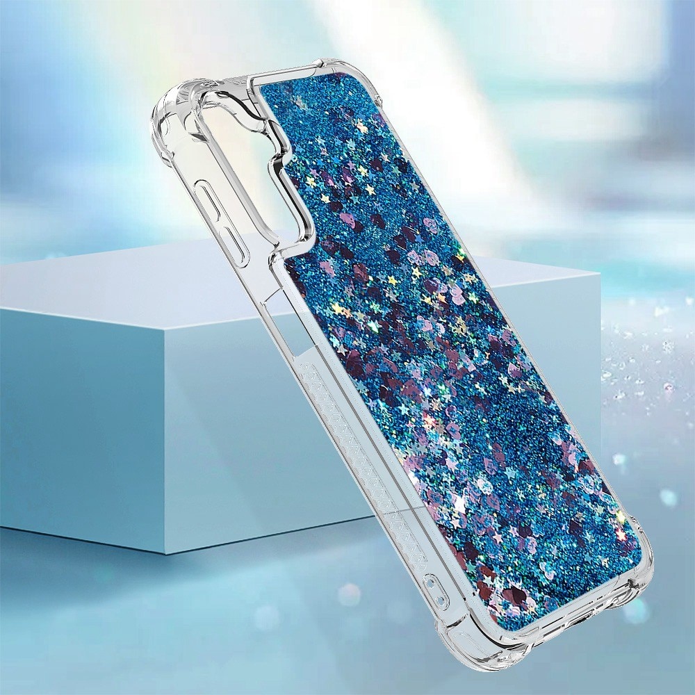 Samsung Galaxy A14 Glitter Powder TPU Cover Blue