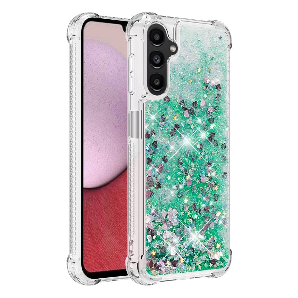 Samsung Galaxy A14 Glitter Powder TPU Cover Green