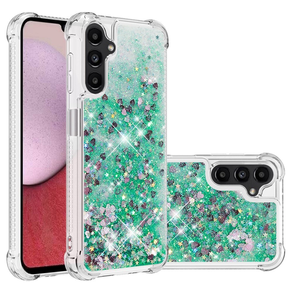 Samsung Galaxy A14 Glitter Powder TPU Cover Green