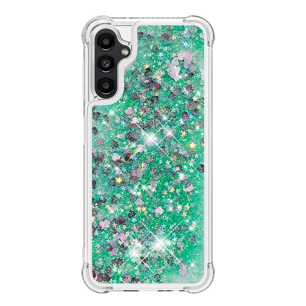 Samsung Galaxy A14 Glitter Powder TPU Cover Green