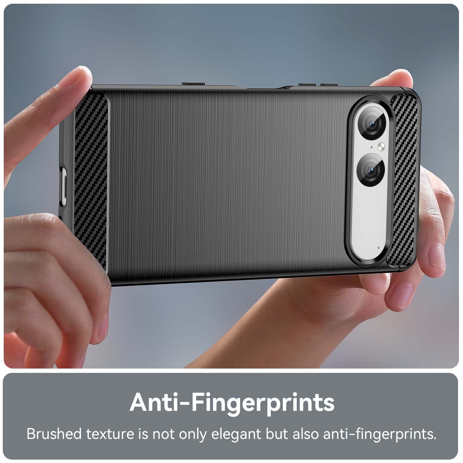 Sony Xperia 10 VII Brushed TPU Case Black