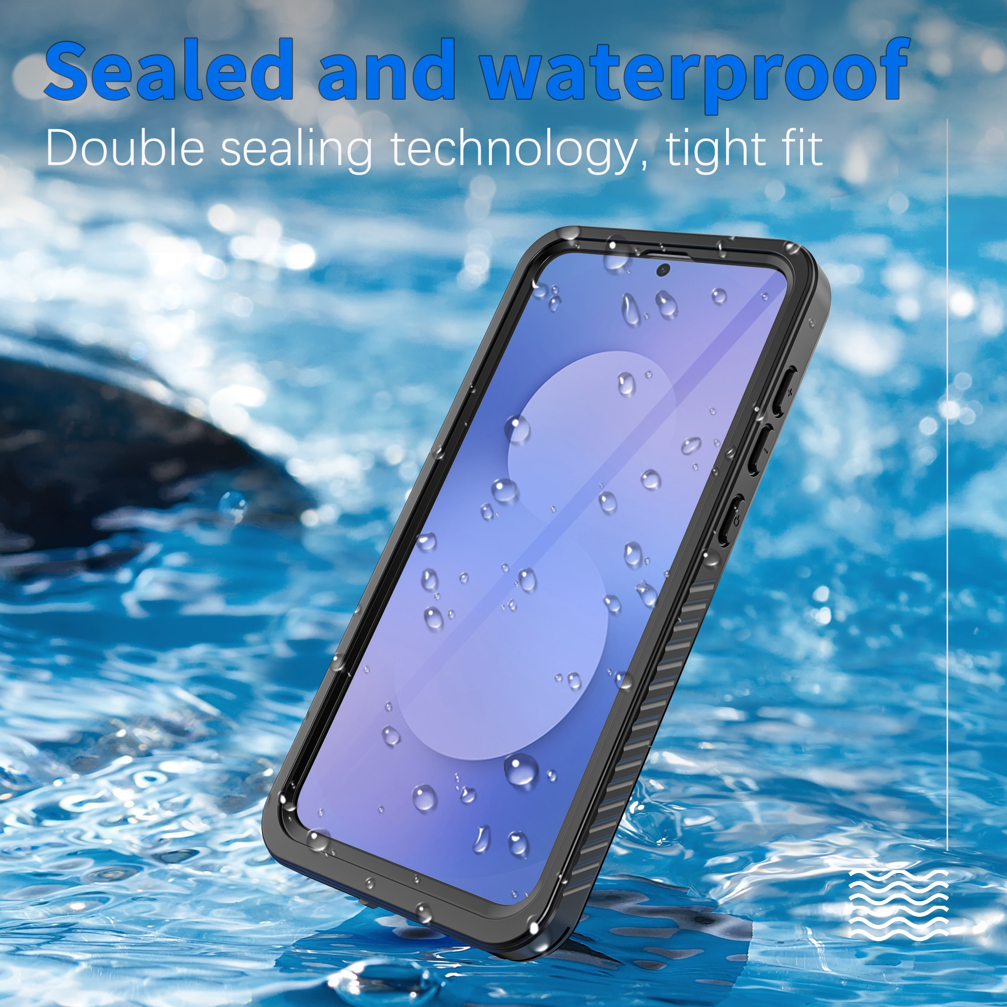 Samsung Galaxy S25 FE Waterproof Case Transparent