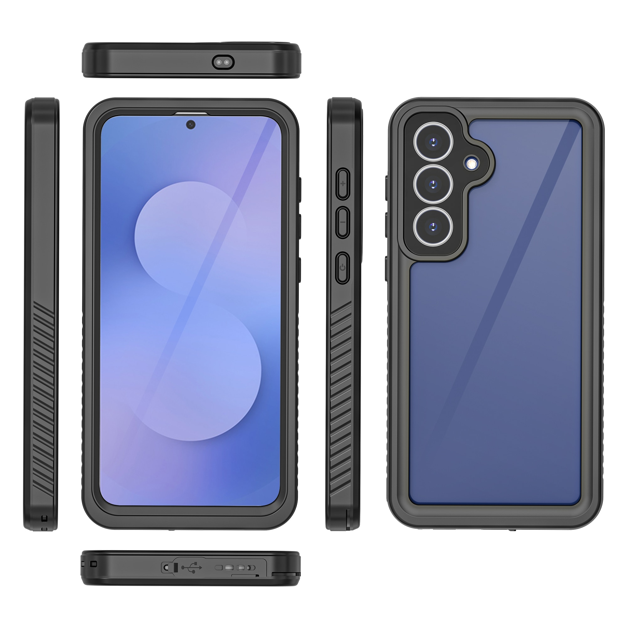 Samsung Galaxy S25 FE Waterproof Case Transparent