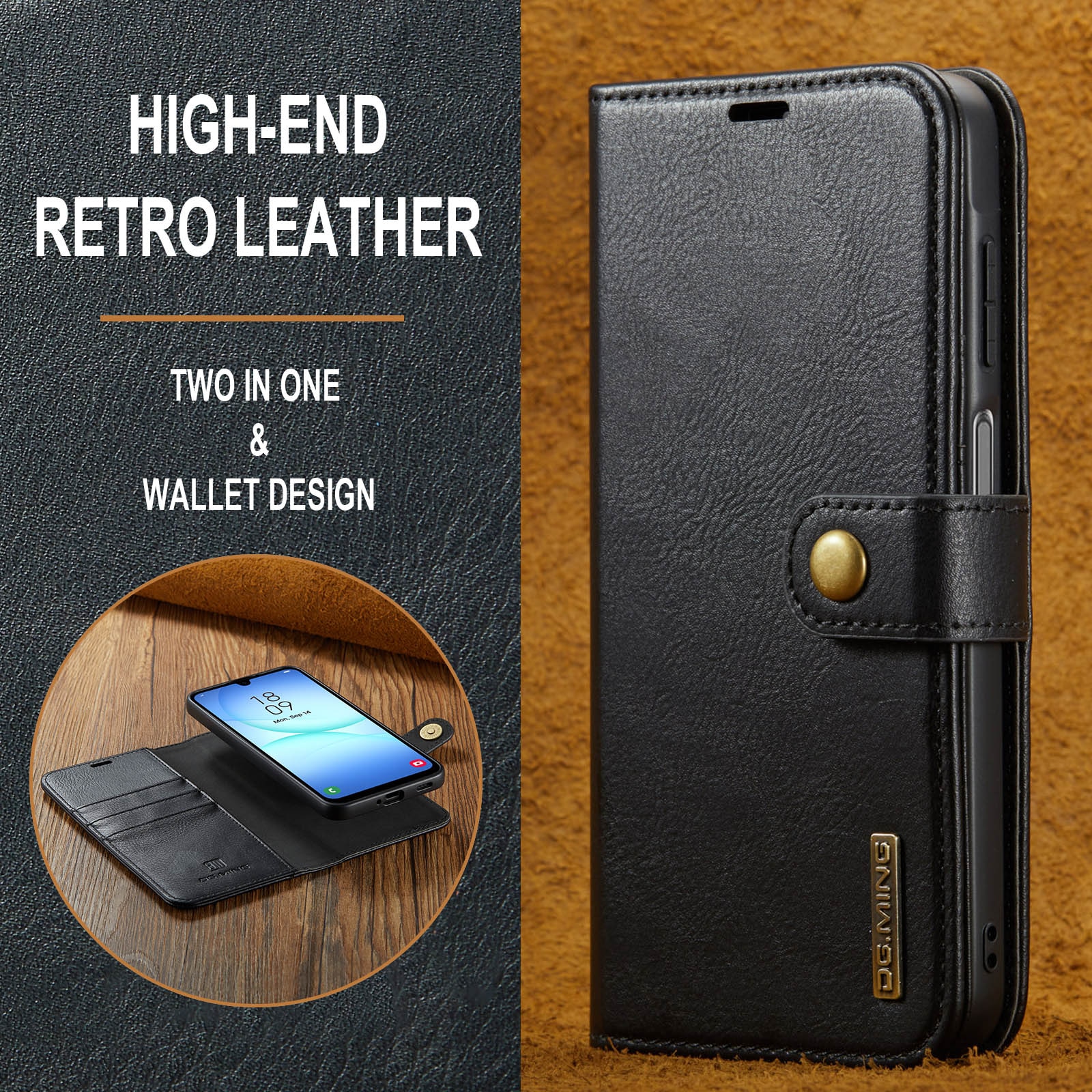 Samsung Galaxy A17 Magnet Wallet Black