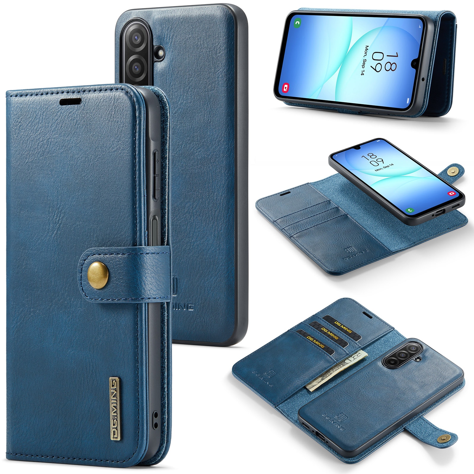 Samsung Galaxy A17 Magnet Wallet Blue
