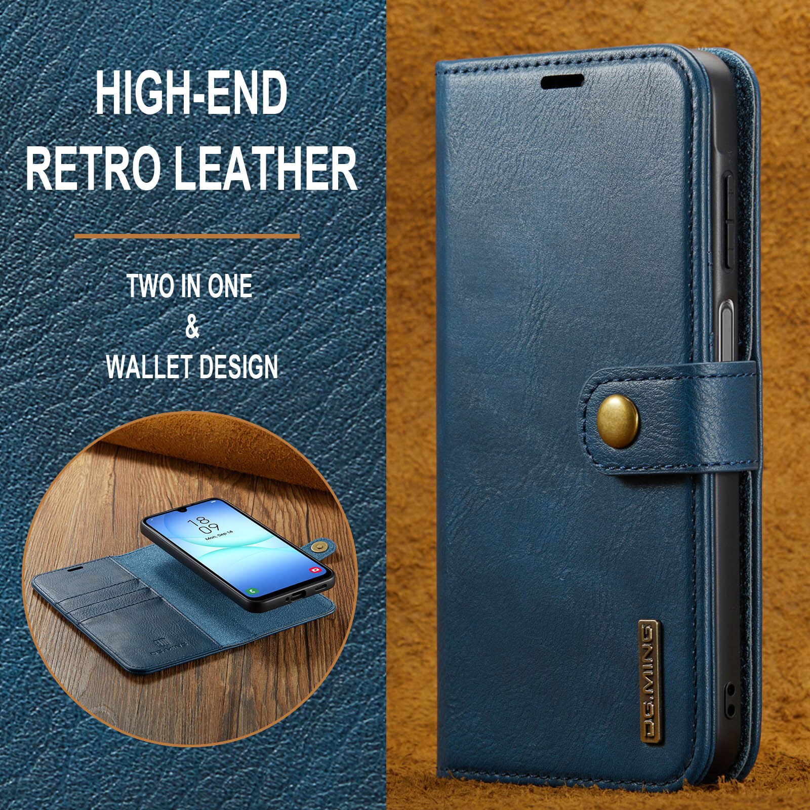 Samsung Galaxy A17 Magnet Wallet Blue