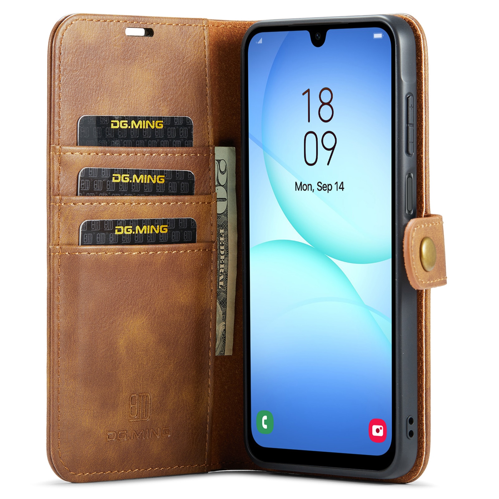 Samsung Galaxy A17 Magnet Wallet Cognac