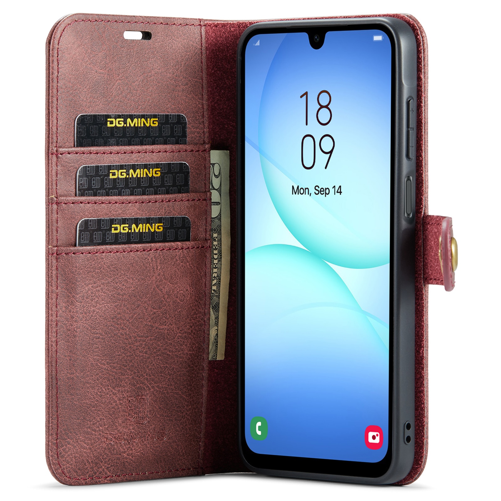 Samsung Galaxy A17 Magnet Wallet Red