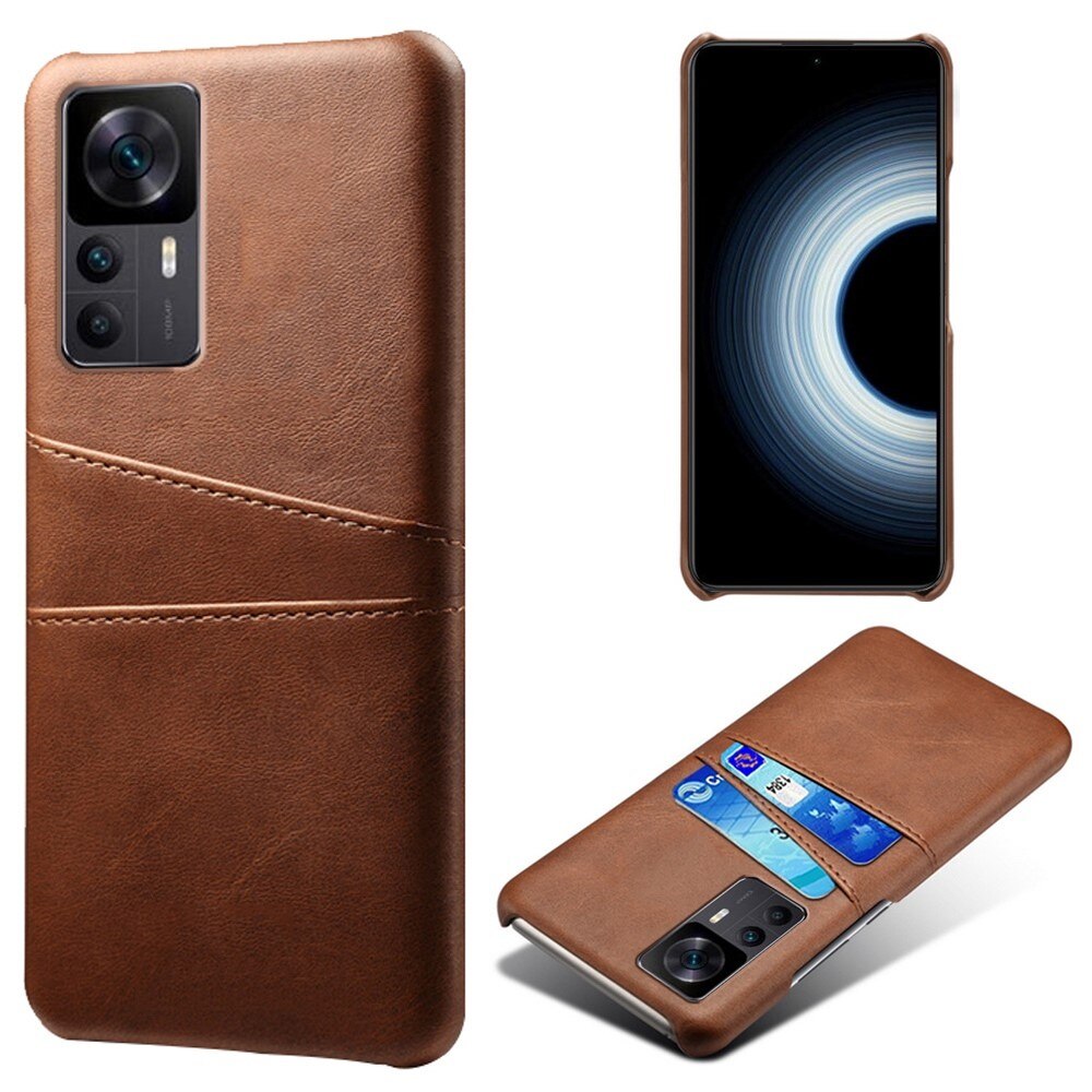 Xiaomi 12T/12T Pro Card Slots Case brown