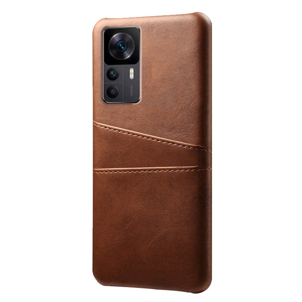 Xiaomi 12T/12T Pro Card Slots Case Brown