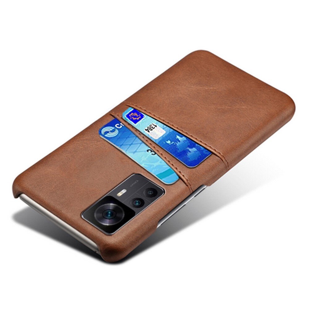 Xiaomi 12T/12T Pro Card Slots Case Brown