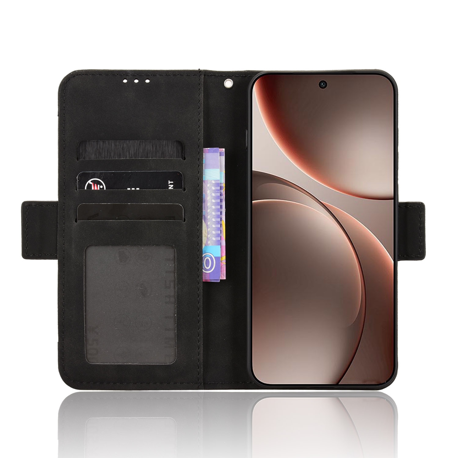 Oppo Find X9 Multi Wallet Case Black