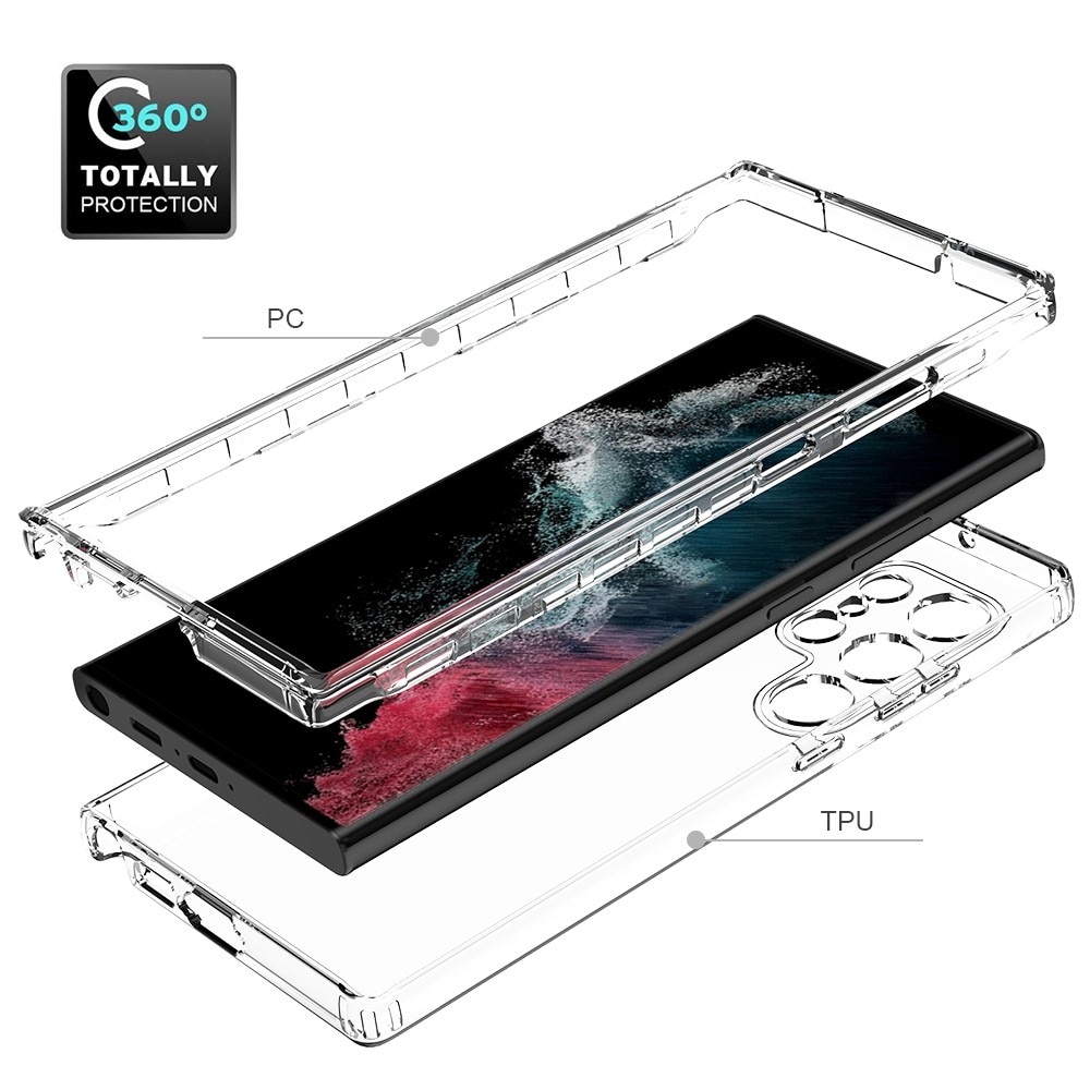 Samsung Galaxy S23 Ultra Full Cover Case Transparent