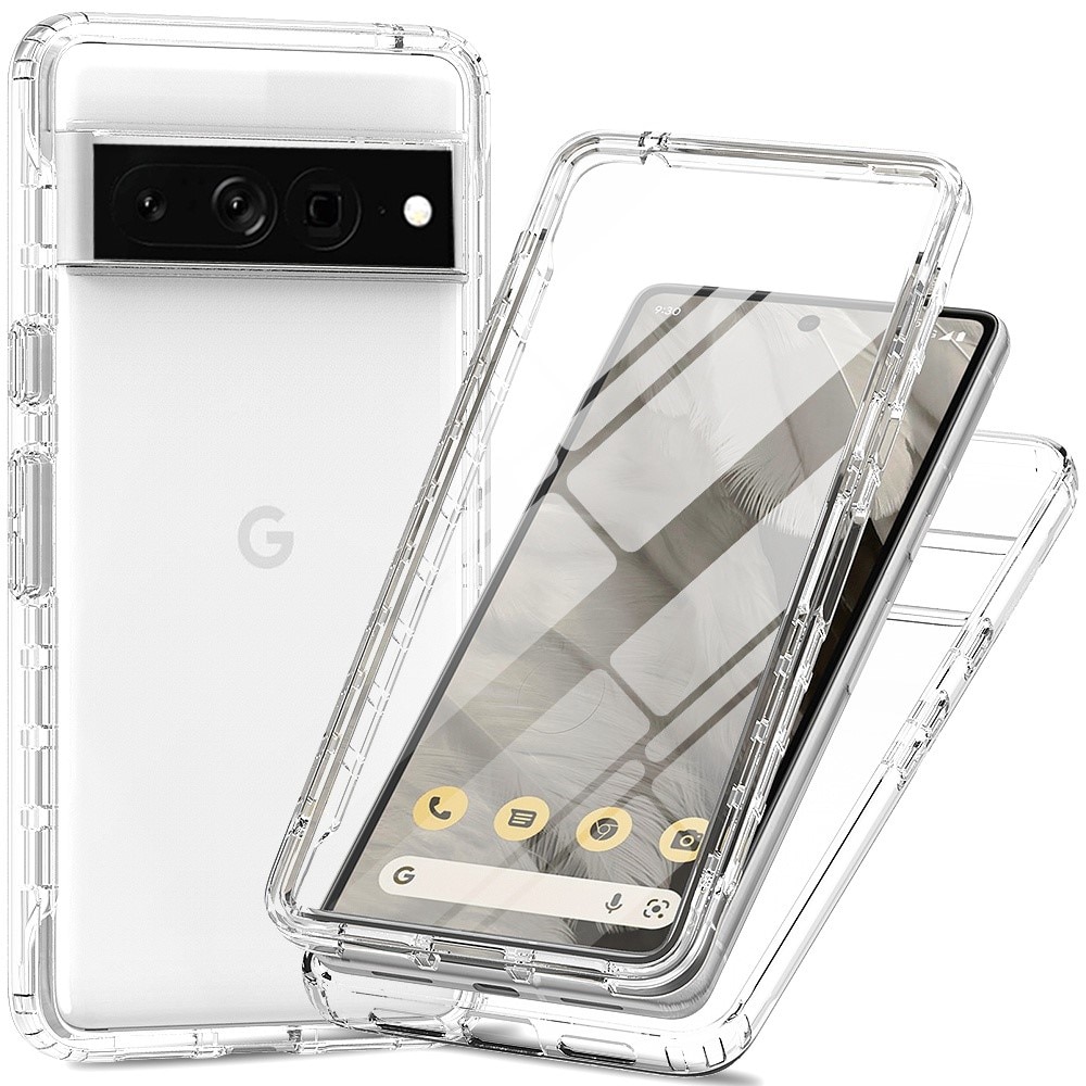 Google Pixel 8 Pro Full Protection Case Transparent