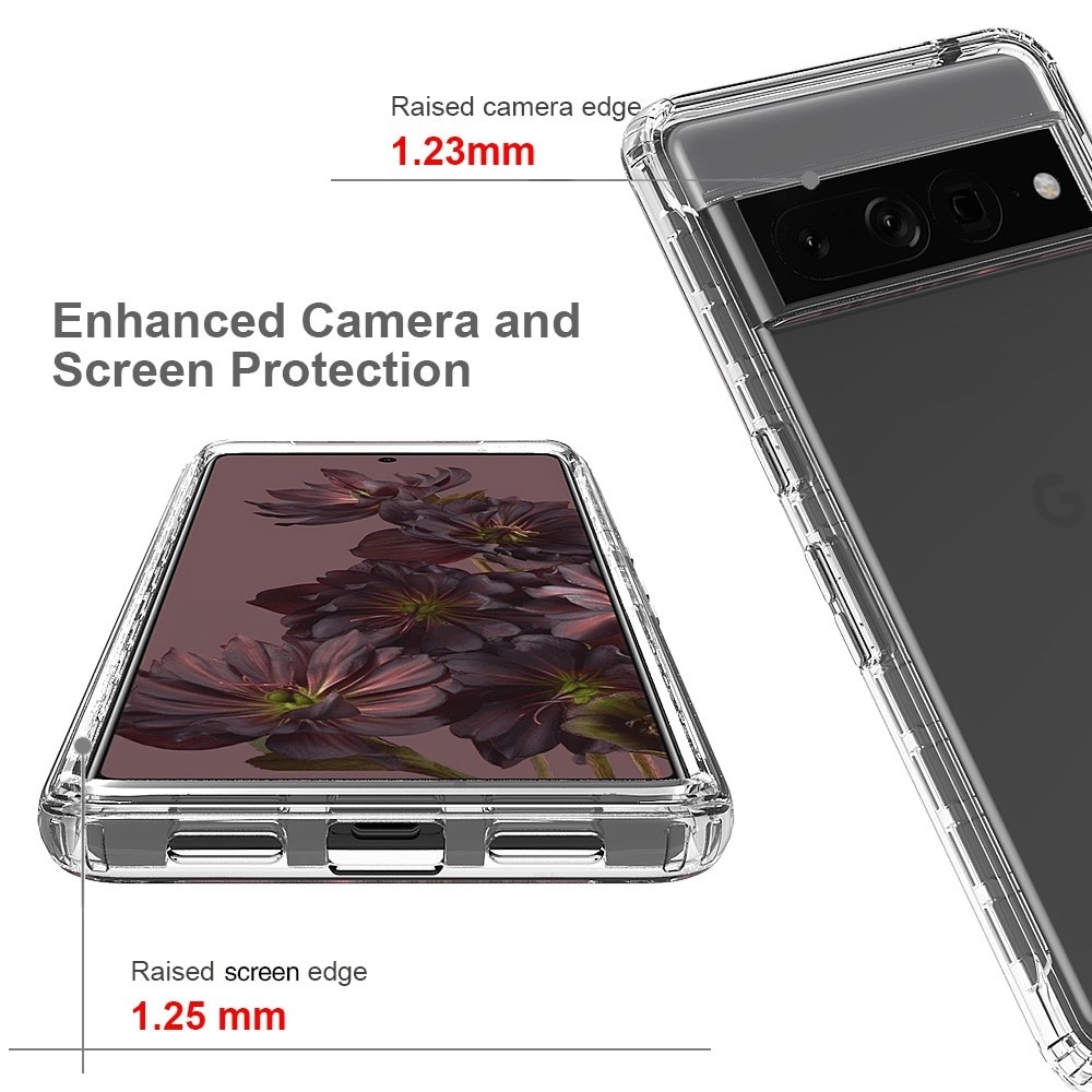 Google Pixel 7 Pro Full Cover Case transparent