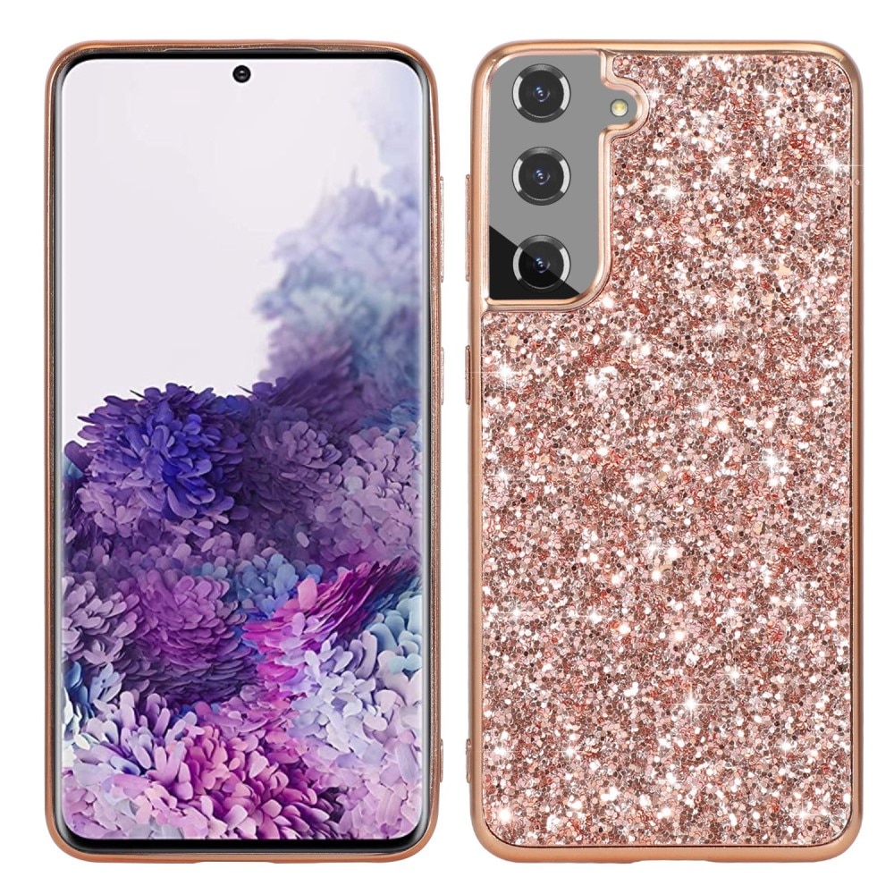 Samsung Galaxy S23 Glitter Case Rose Gold