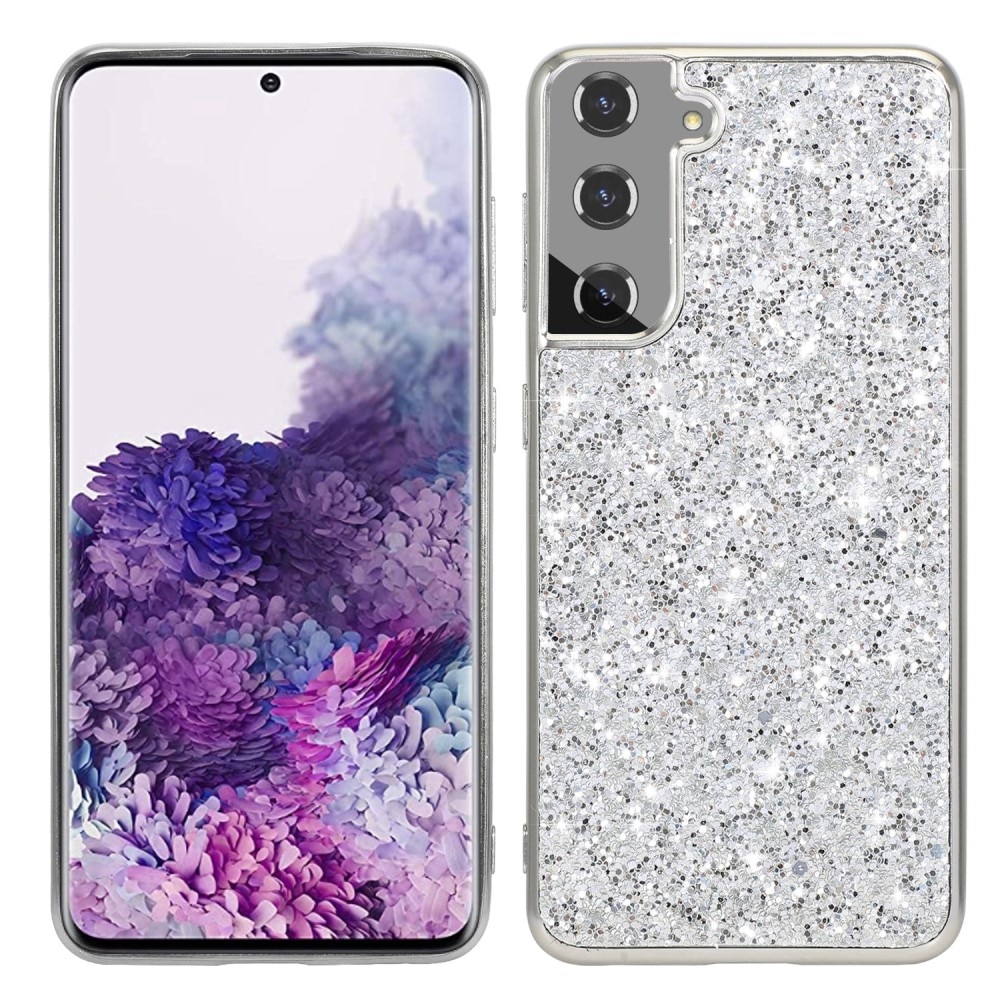Samsung Galaxy S23 Glitter Case Silver
