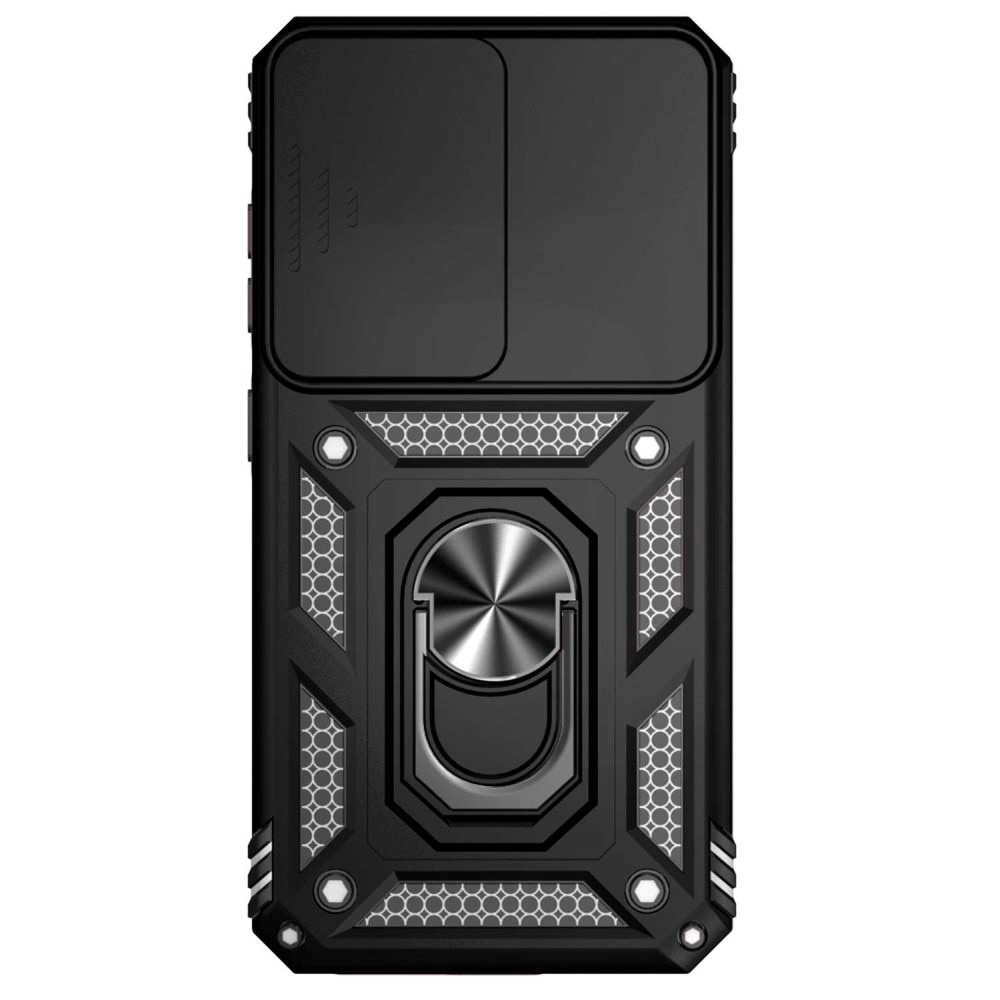 Samsung Galaxy S23 Plus Hybrid Case Tech Ring w. Camera Protector Black