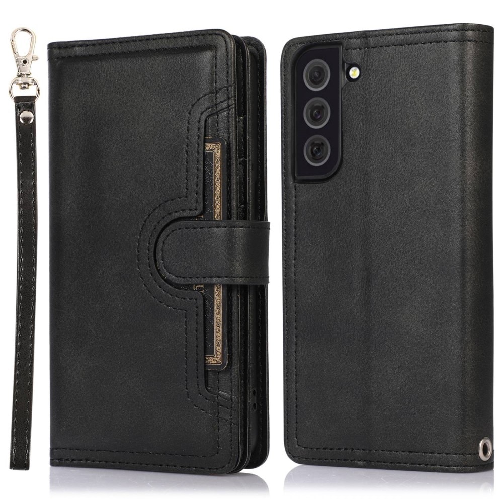 Samsung Galaxy S23 Multi-slot Leather Cover Black