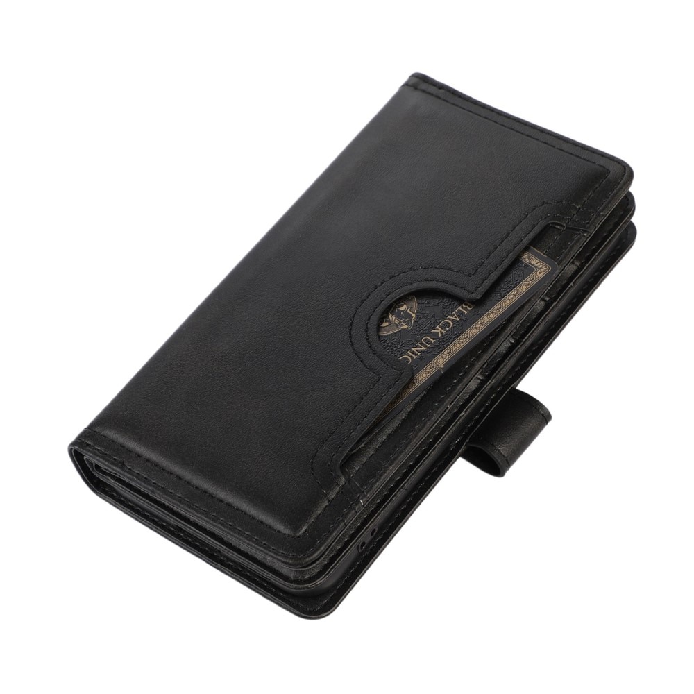 Samsung Galaxy S23 Multi-slot Leather Cover Black