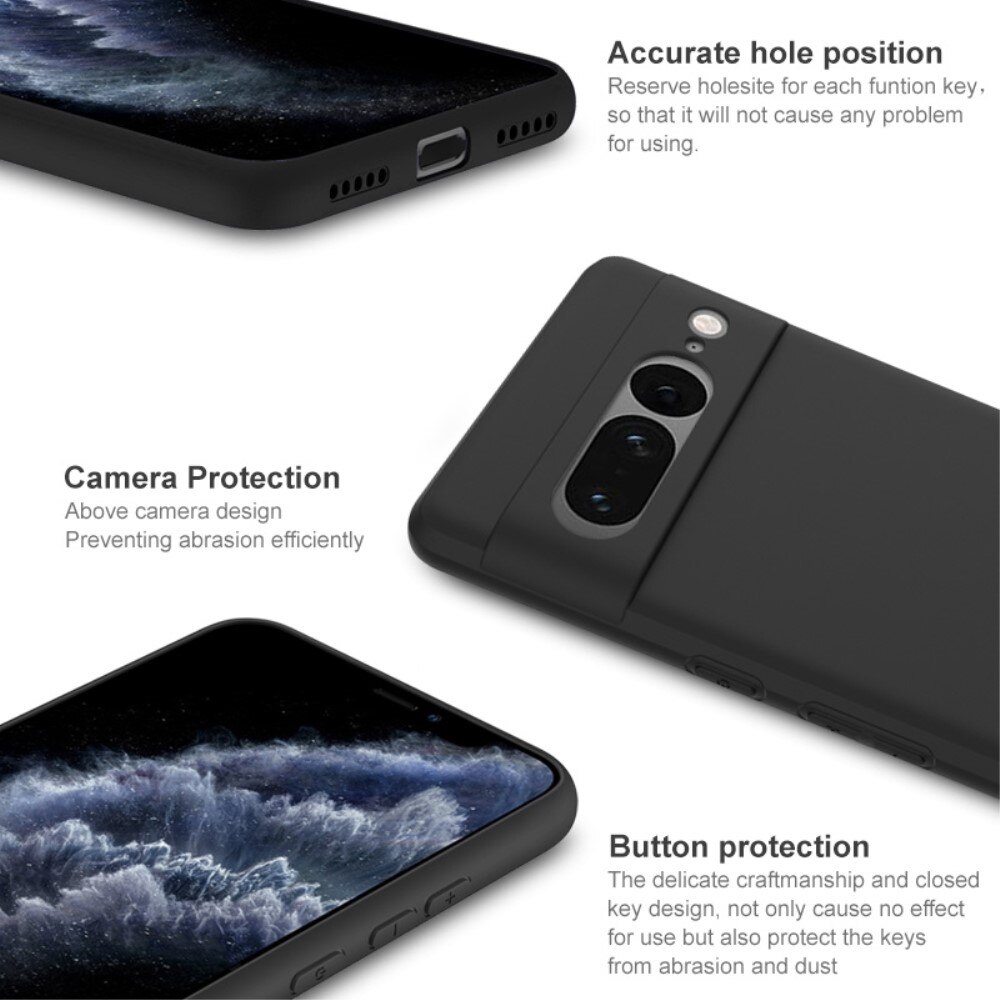 Frosted TPU Case Google Pixel 7 Pro Black