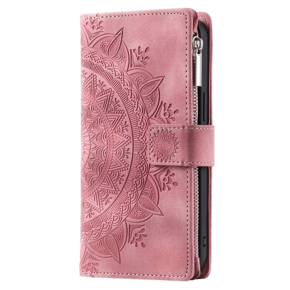 Samsung Galaxy S23 Ultra Wallet/Purse Mandala Pink