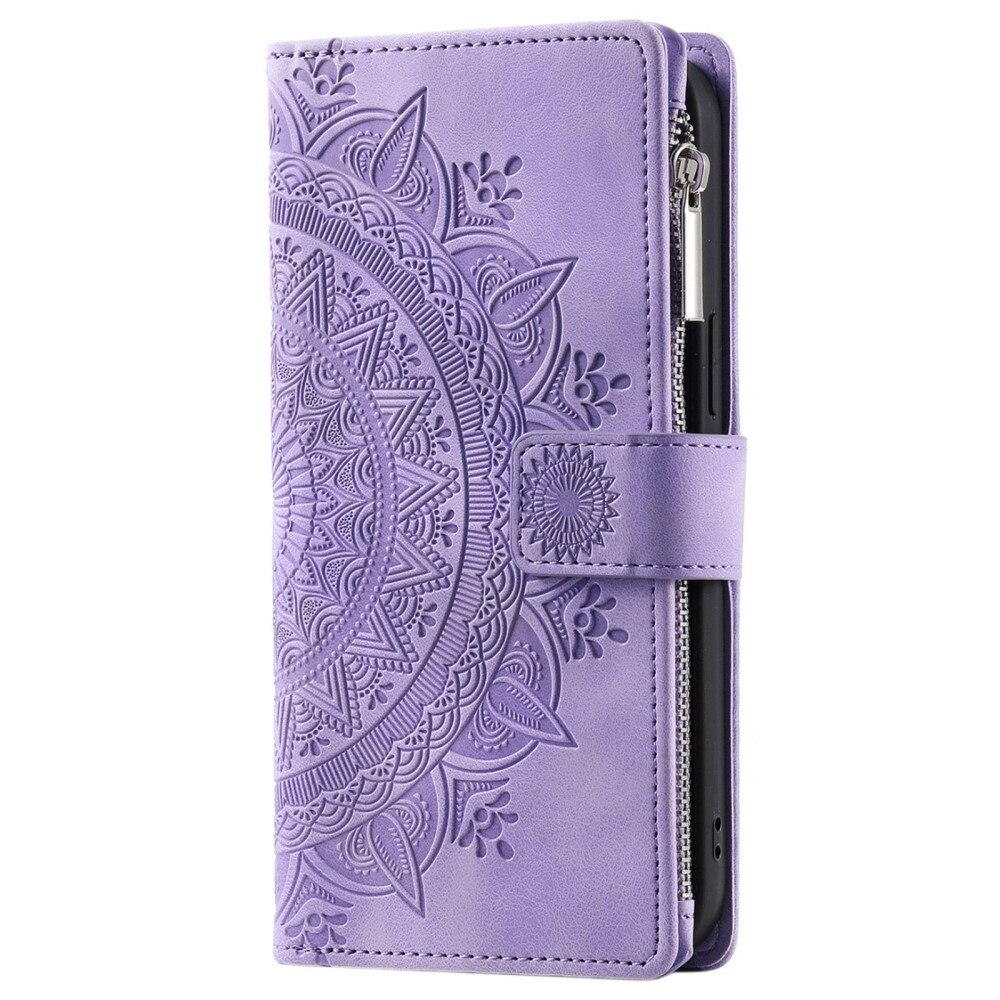Samsung Galaxy S23 Ultra Wallet/Purse Mandala Purple