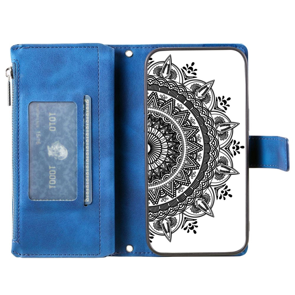 Samsung Galaxy A53 Wallet/Purse Mandala Blue