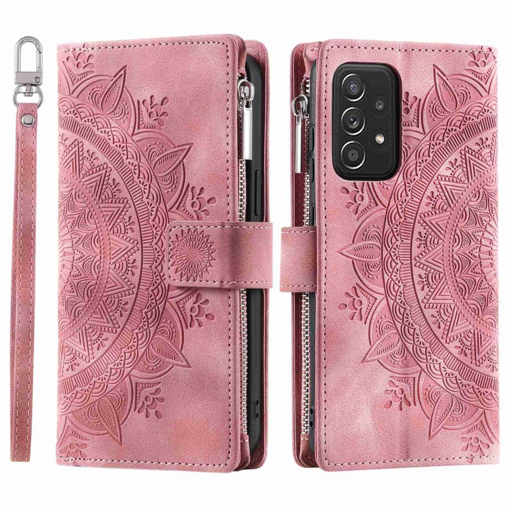 Samsung Galaxy A53 Wallet/Purse Mandala Pink