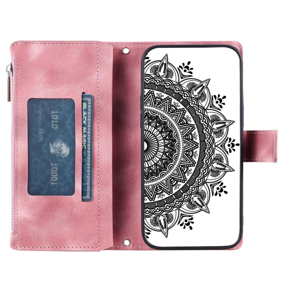 Samsung Galaxy A53 Wallet/Purse Mandala Pink