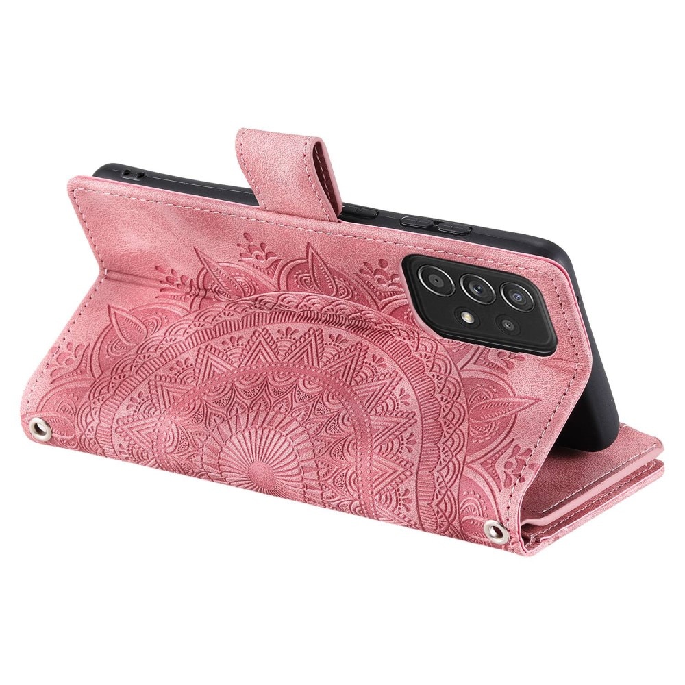 Samsung Galaxy A53 Wallet/Purse Mandala Pink