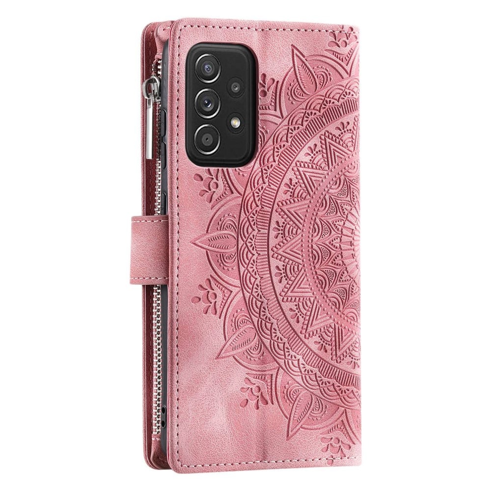 Samsung Galaxy A53 Wallet/Purse Mandala Pink