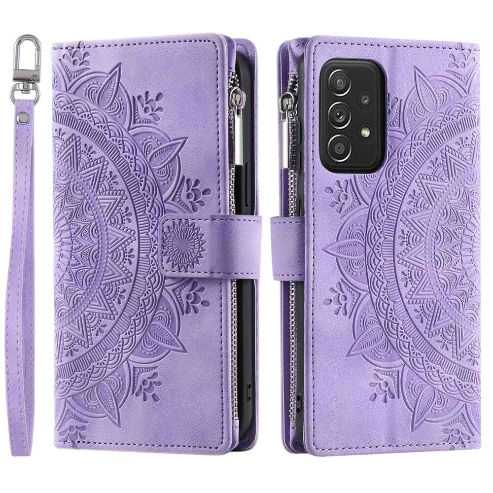 Samsung Galaxy A53 Wallet/Purse Mandala Purple