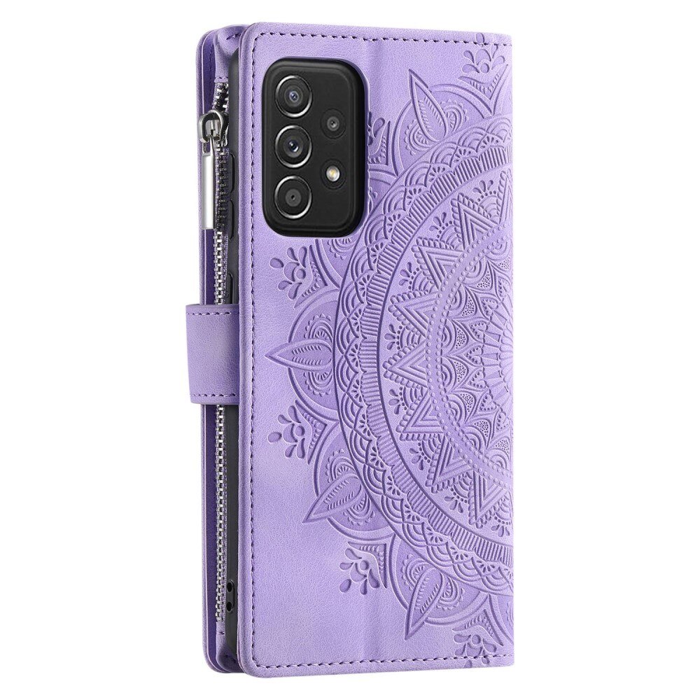 Samsung Galaxy A53 Wallet/Purse Mandala Purple