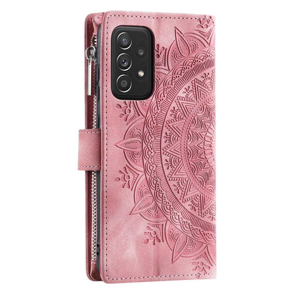 Samsung Galaxy A52/A52s Wallet/Purse Mandala Pink