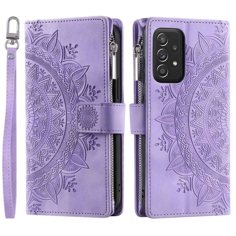 Samsung Galaxy A52/A52s Wallet/Purse Mandala Purple