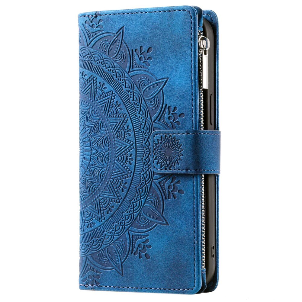 Samsung Galaxy S23 Wallet/Purse Mandala Blue