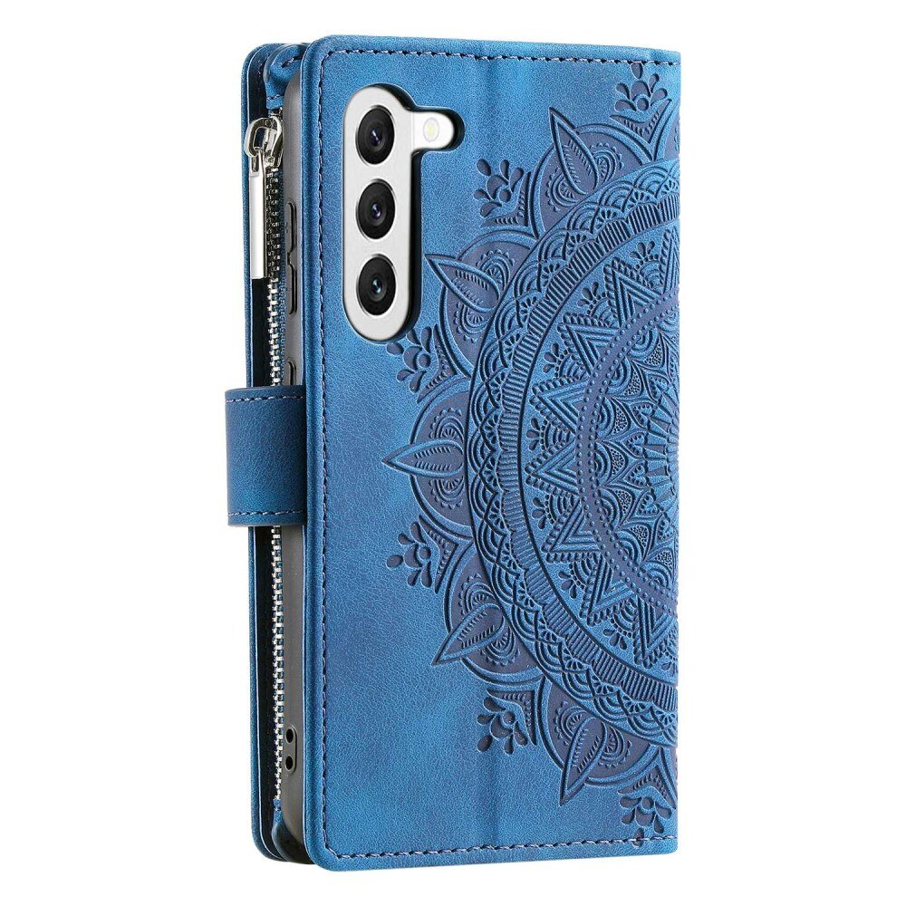 Samsung Galaxy S23 Wallet/Purse Mandala Blue