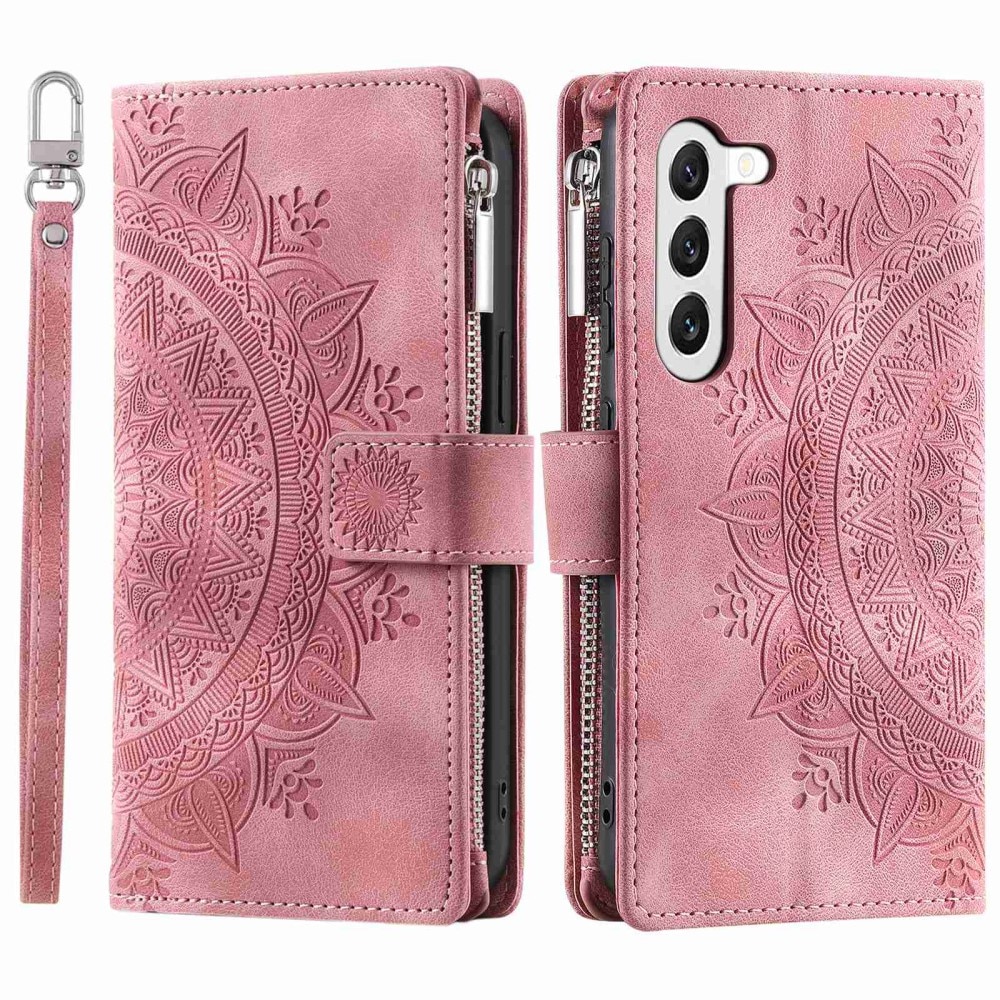 Samsung Galaxy S23 Wallet/Purse Mandala Pink